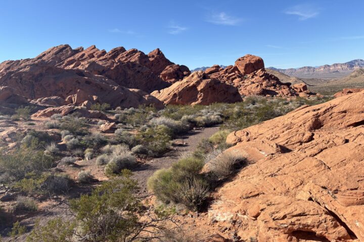 Valley of Fire State Park Eingangsschild Nevada