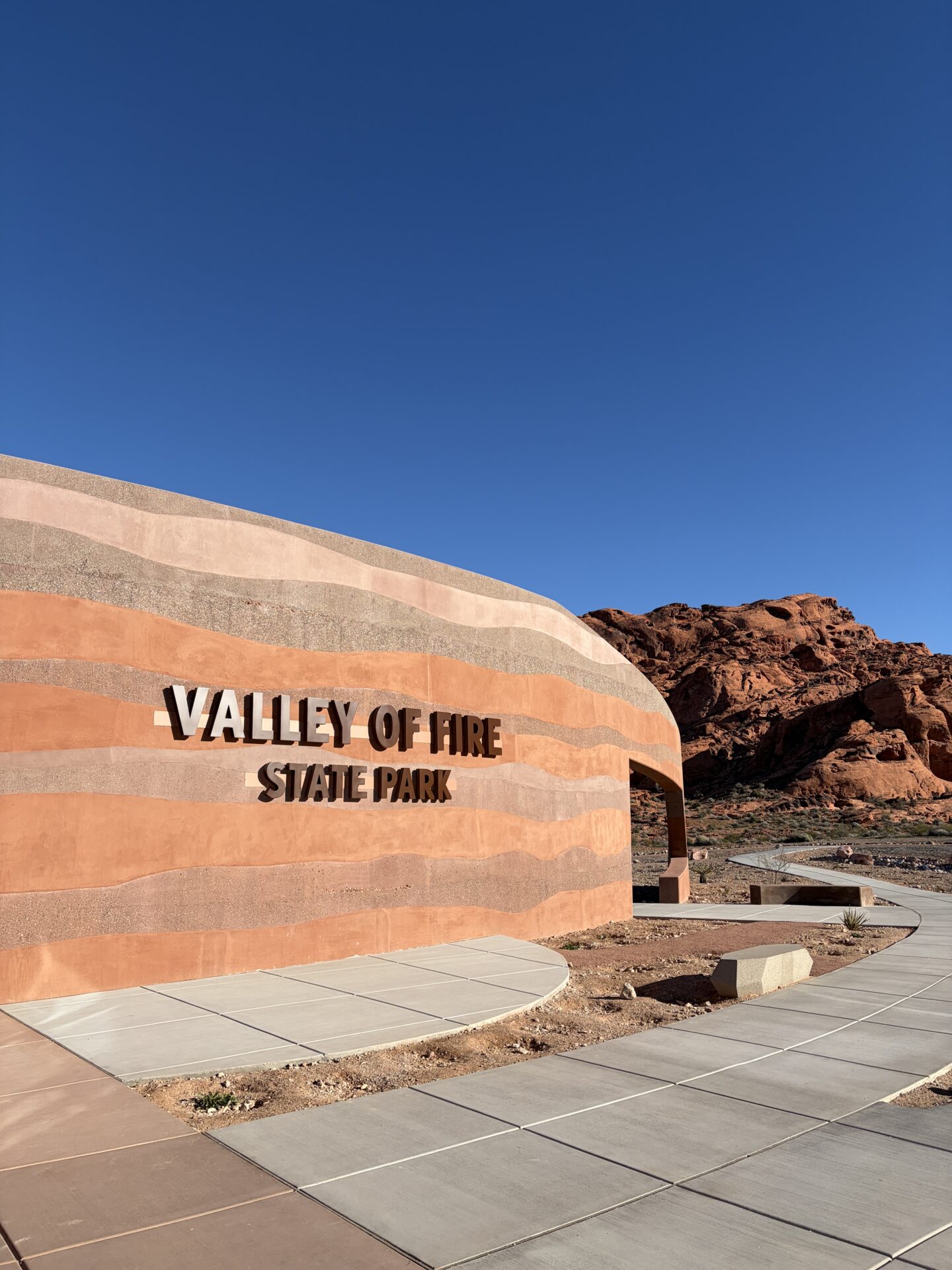 Natur und Wuestenlandschaft im Valley of Fire State Park Nevada